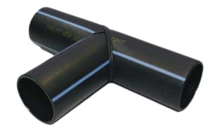 Trójnik PE ZINPLAST  typ 100 fi 125/ 90/125 SDR 17 RC-2 segmentowy-doczołowy