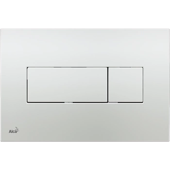 Płytka spłukująca chrom 3/6L kwadratowa DELFIN DEL M371