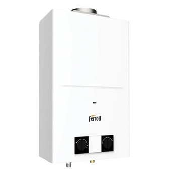 Gazowy podgrzewacz wody Ferroli PEGASO PRO 11 NG GCC1MFAA przepływowy z otwartą komorą spalania zasilany gazem GZ50