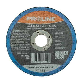 Tarcza do cięcia metalu 125X2,5 PROFIX 44112