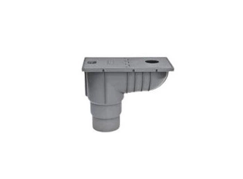 Studzienka odpływowa rynny Stora APU11000SZ  szara wypływ pion 