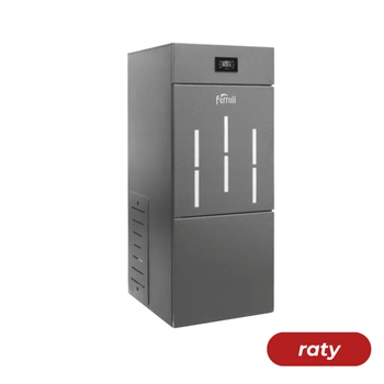 Kocioł na pellet Ferroli BIOPELLET PRO 12 LSBBP12T zautomatyzowany ze zintegrowanym zbiornikiem na pellet 105 kg 12 kW