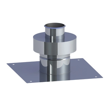 Zakończenie pionowe Jeremias EWEC2983-1060 z płytą dachową fi 60/100 mm