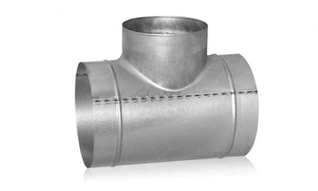 ALNOR Trójnik wentylacyjny SPIRO redukcyjny 90° 250x100mm TPC-250-100