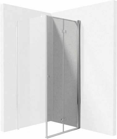 Drzwi KERRIA PLUS jedna część chrom szkło transparentne z powłoką 100 cm DEANTE KTSX043P